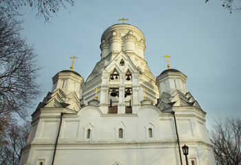 Fototapeta na wymiar Church of Beheading of John Baptist in Dyakovo. Kolomenskoye. Moscow. Russia