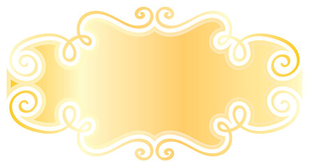 label ribbon vector golden shiny tie ornamental luxury premium pro