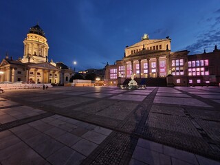 Gendarmenmarkt in Berlin in the night