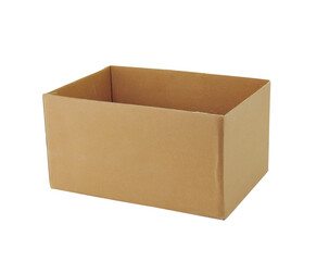 Corrugated Box on transparent png
