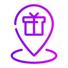 Prize Locations gradient icon