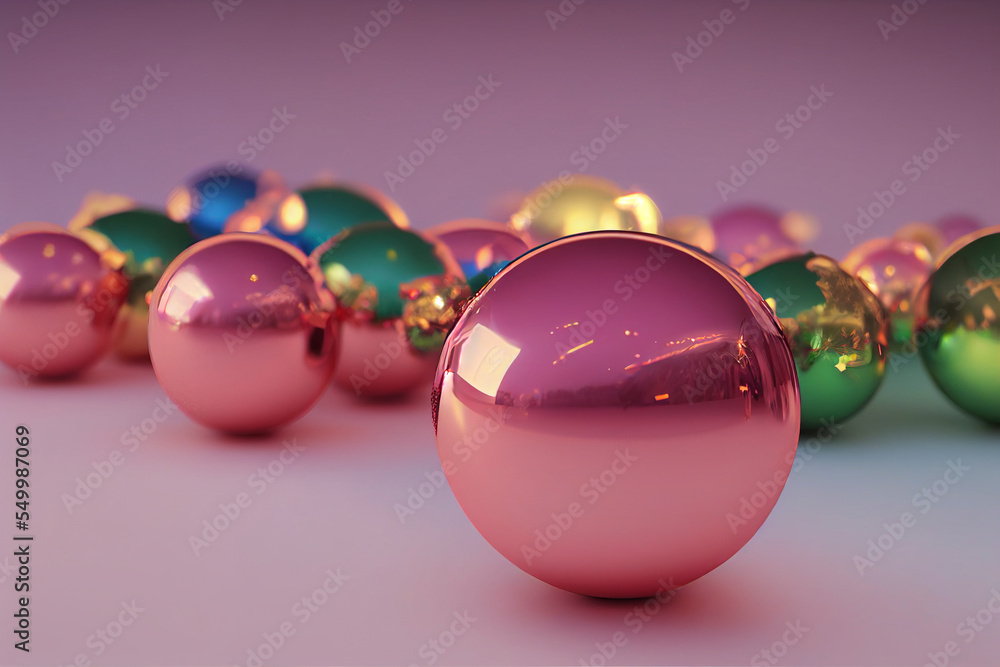 Poster dynamic abstract background spheres.