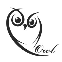 Obraz premium Owl design isolated on transparent background. Wild Animals. Birds. 