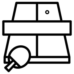 tennis table hit icon