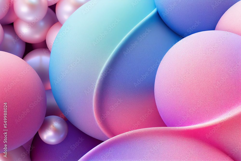 Poster dynamic abstract background spheres.