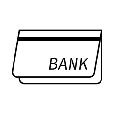 Bank account icon. Bank passbook. Bank account balance. Vector.