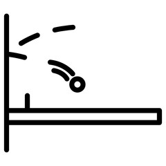 tennis table hit icon