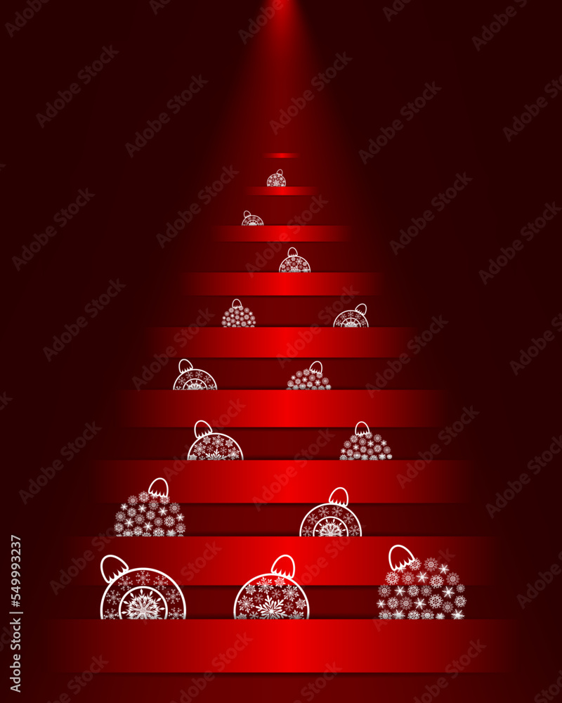 Wall mural Christmas Banner