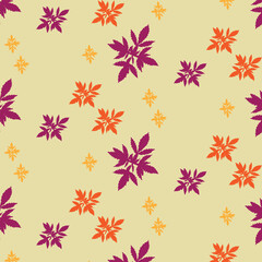 Fototapeta na wymiar Seamless pattern background. Repeatable motif for wrapping paper, fabric, surface design