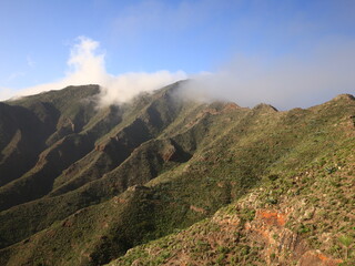 View on the Teno Rural Park in Tenerife




