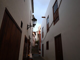 View in the city of Garachico in Tenerife