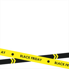 Black Friday Line Icon Vector