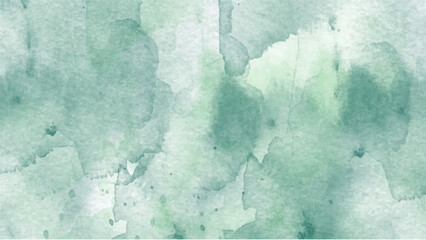 Abstract green watercolor background for your design, watercolor background concept, vector.