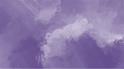 Abstract purple watercolor background for your design, watercolor background concept, vector.