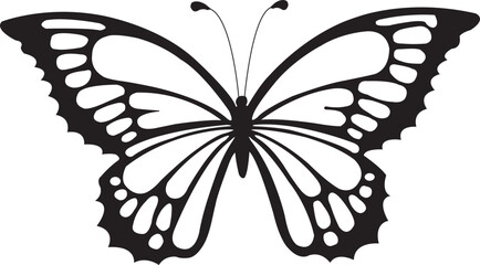 Icono vector de mariposa grande  - obrazy, fototapety, plakaty
