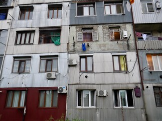 Container residence in Batumi, Georgia.