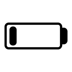 low battery glyph icon