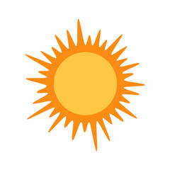 shining sun, spherical sun icon,cartoon text frame,Various circular speech bubbles, conversation