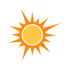 shining sun, spherical sun icon,cartoon text frame,Various circular speech bubbles, conversation