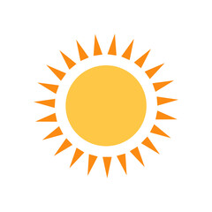 shining sun, spherical sun icon,cartoon text frame,Various circular speech bubbles, conversation