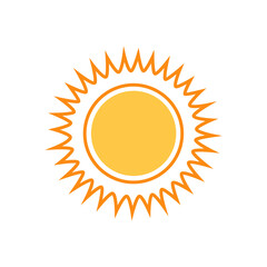 shining sun, spherical sun icon,cartoon text frame,Various circular speech bubbles, conversation
