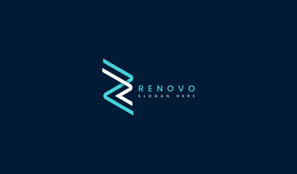 Initial letter RR logo design template element.