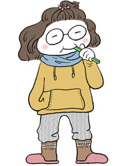 Woman with Loungewear 