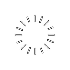 shining sun, spherical sun icon,cartoon text frame,Various circular speech bubbles, conversation