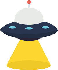 Spaceship Vector Icon
