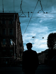 silhouette of a person