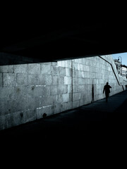 silhouette of a person 