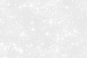 Gray winter background. Winter texture with snowflakes. Gray background with snow.