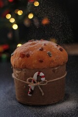 christmas cake with nuts