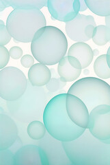 abstract background with circles, light green circles, mint green colored texture, circles, background, illustration, digital