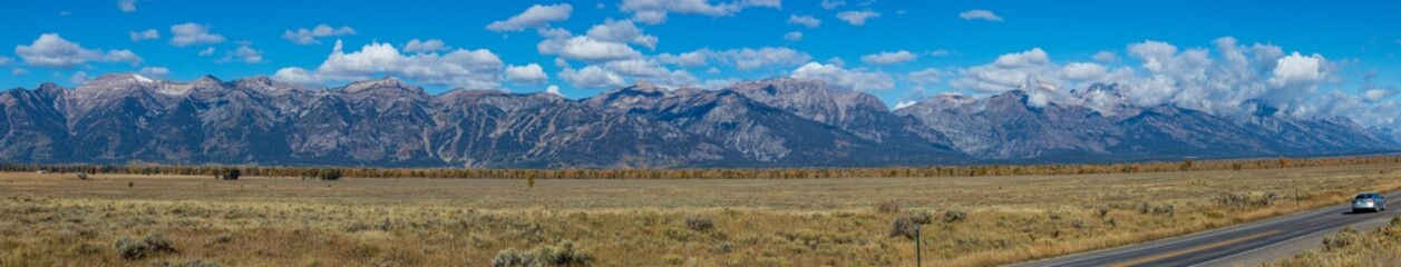 Fototapeta na wymiar Landscape near Grand teton National Park. USA.