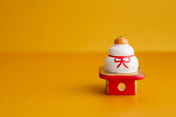 お正月　鏡餅　年賀状　かわいい　背景　日本