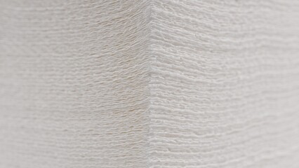 White paper napkins close up