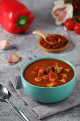 Traditional Hungarian meat stew - Goulash