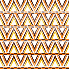 Ethnic African border pattern seamless. Tribal basket texture background. Geometric weave design
