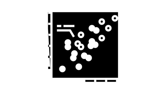 scatter plots glyph icon animation