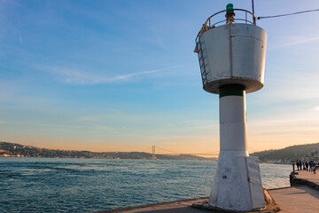 Lighthouse at sunset