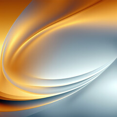 Abstract gray and orange background with smooth line
