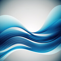 Fototapeta na wymiar Abstract blue background with smooth line