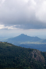 Fototapeta premium clouds over the mountain