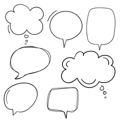 chat bubble speech discussion vector design