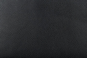 Texture of genuine leather is of excellent quality in black. A great background for the banner. Horizontal arrangement. 100 percent sharpness.