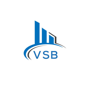 VSB letter logo. VSB blue image. VSB Monogram logo design for entrepreneur and business. VSB best icon.	
