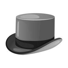 Hats and headgear. Male head wear on white. Vintage retro classic clothes accessory colorful cartoon vector of head wear