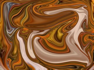 Glowing particles liquid dynamic flow. Trendy fluid cover design