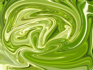 Glowing particles liquid dynamic flow. Trendy fluid cover design